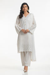 3PC Lawn Schiffli Embroidered Suit IUSTKSD-613
