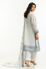 3PC Swiss Voile Embroidered Suit IUSTKSD-626s