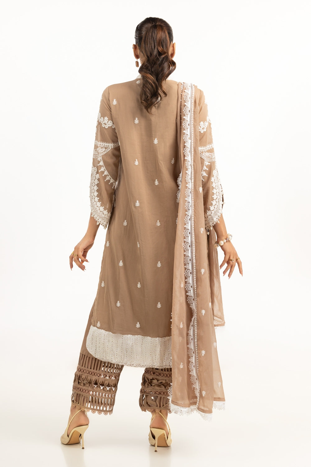 3PC Swiss Voile Embroidered Suit IUSTKSD-726s