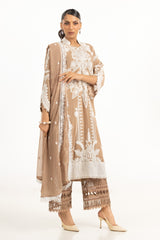 3PC Swiss Voile Embroidered Suit IUSTKSD-726s
