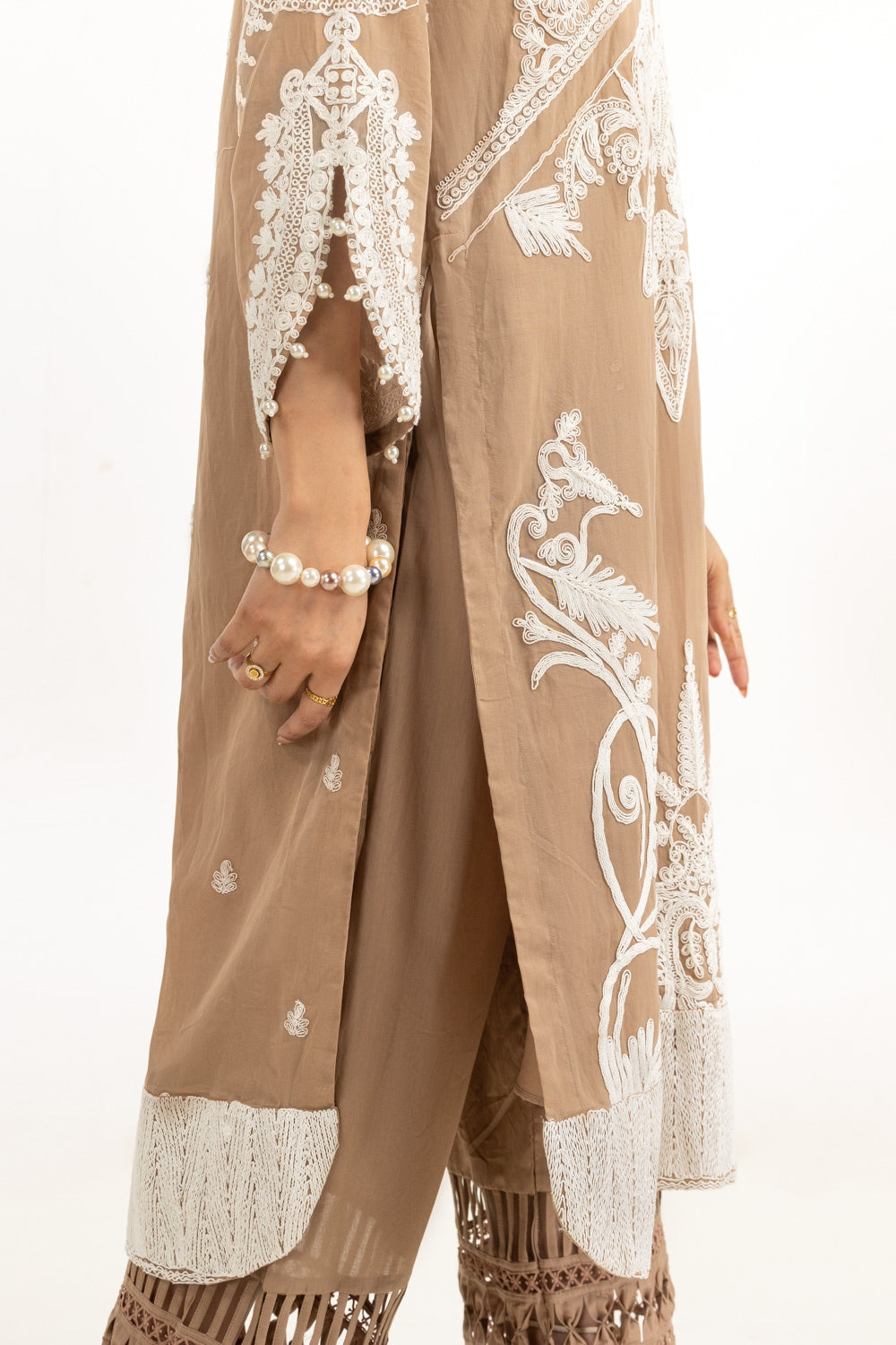3PC Swiss Voile Embroidered Suit IUSTKSD-726s