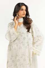 3PC Swiss Voile Embroidered Suit IUSTKSD-829s