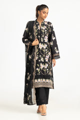 3PC Swiss Voile Embroidered Suit IUSTKSD-830s