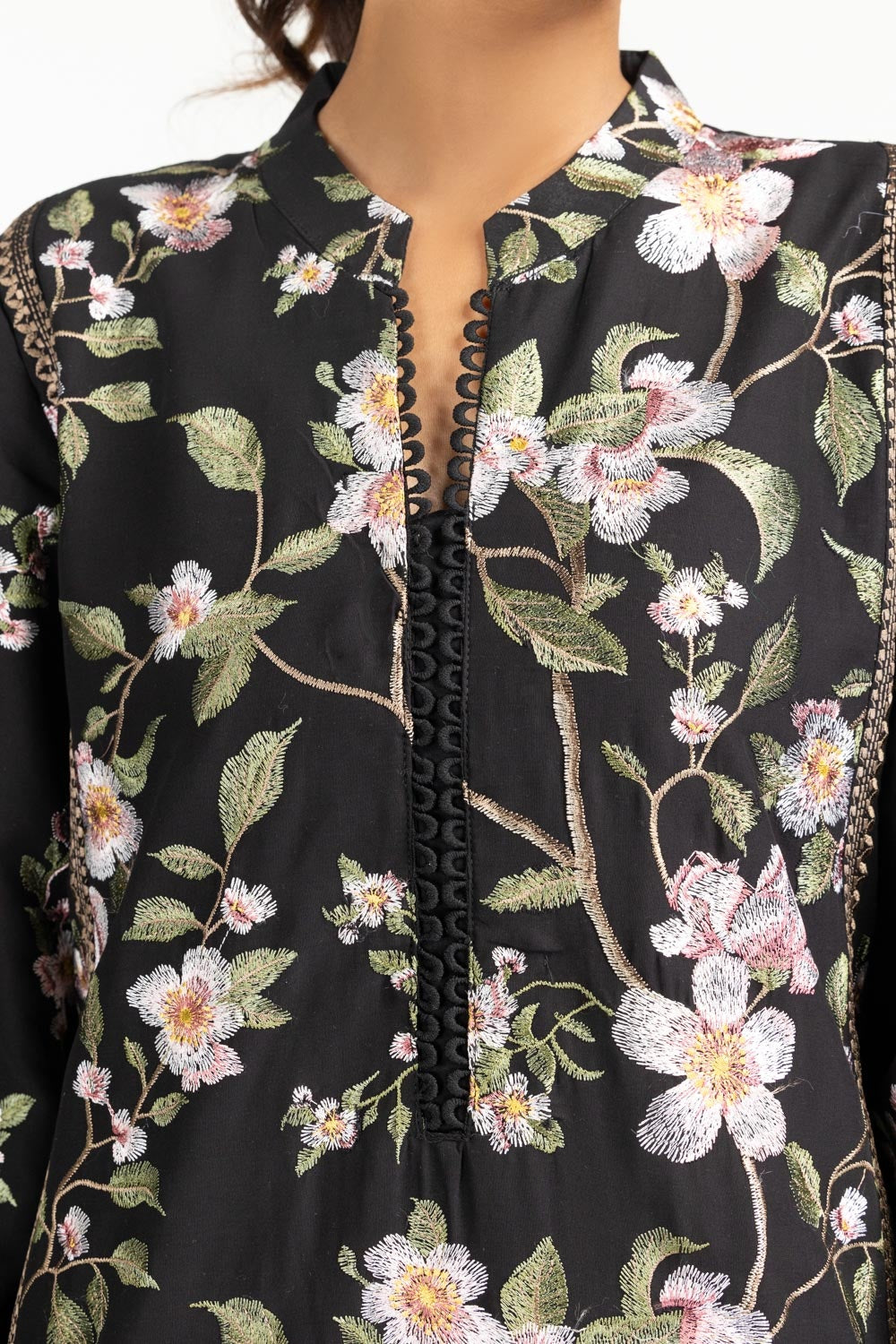 3PC Swiss Voile Embroidered Suit IUSTKSD-830s