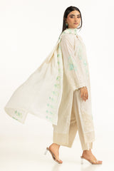 3PC Zari Stripe Embroidered Suit IUSTKSD-941