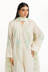 3PC Zari Stripe Embroidered Suit IUSTKSD-941