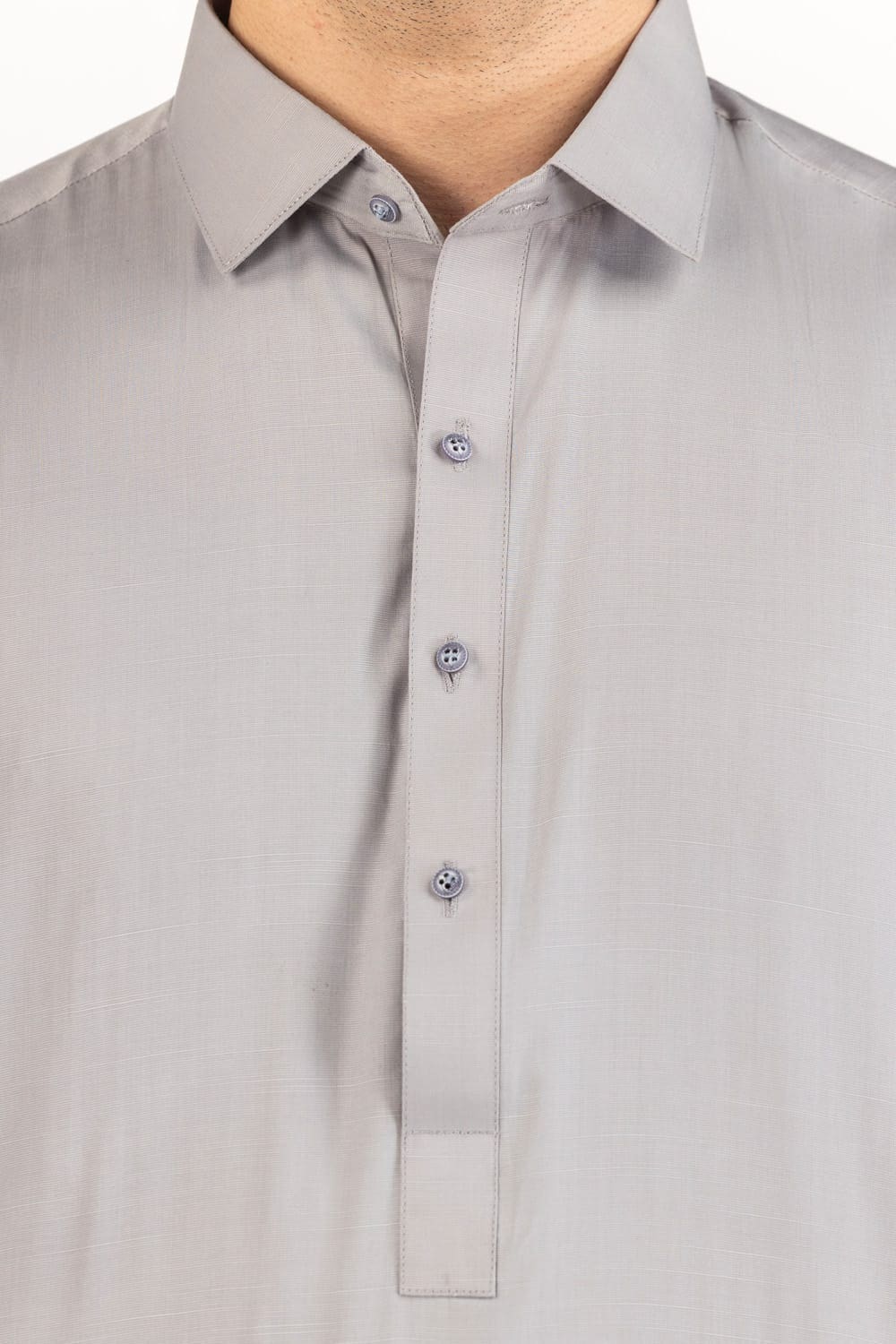 White Gold Unstitched Fabric Blended-LF