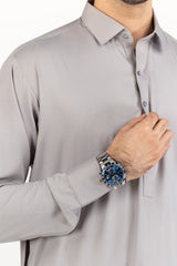White Gold Unstitched Fabric Blended-LF