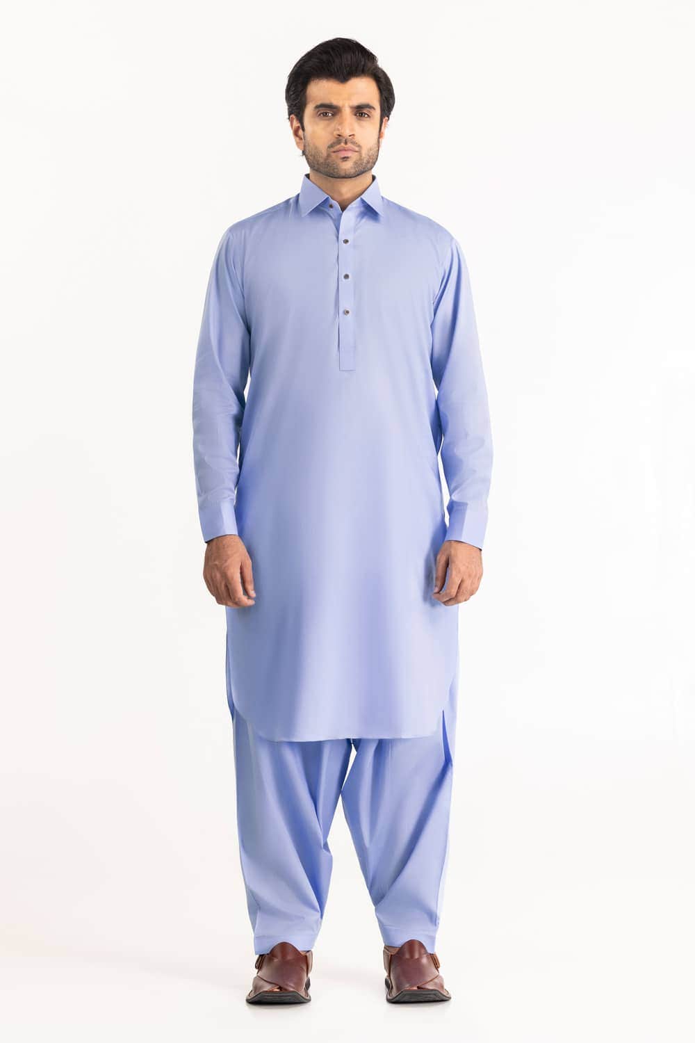 Titanium Latha Unstitched Fabric Cotton-LF-2