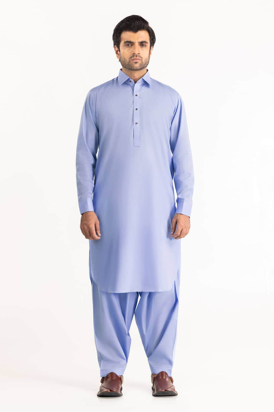 Titanium Latha Unstitched Fabric Cotton-LF-2