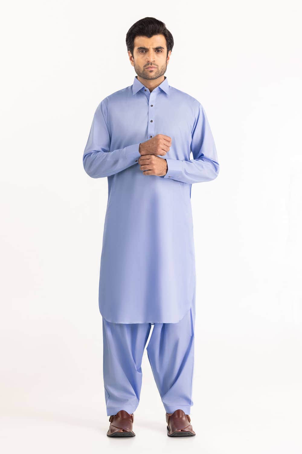 Titanium Latha Unstitched Fabric Cotton-LF-2