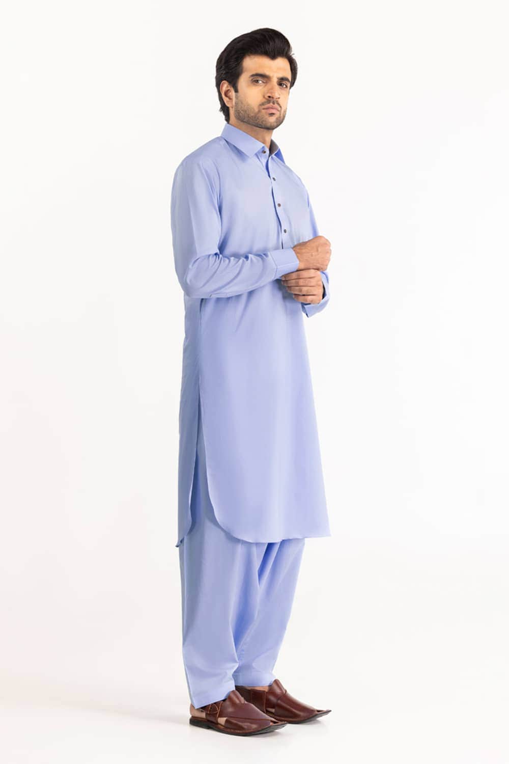 Titanium Latha Unstitched Fabric Cotton-LF-2