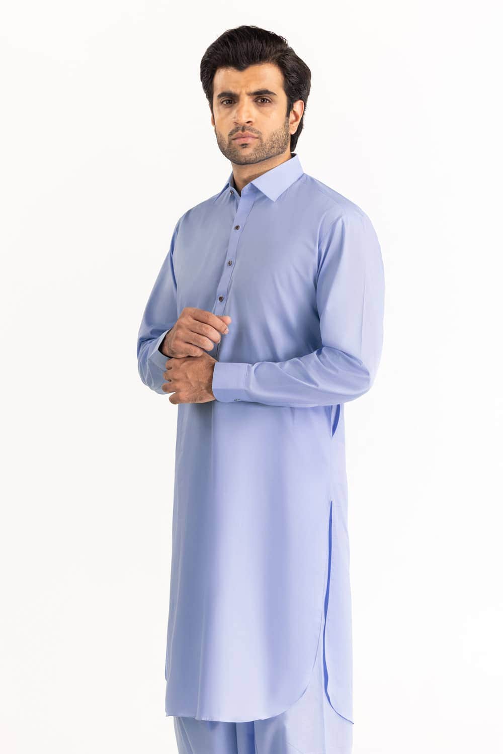 Titanium Latha Unstitched Fabric Cotton-LF-2