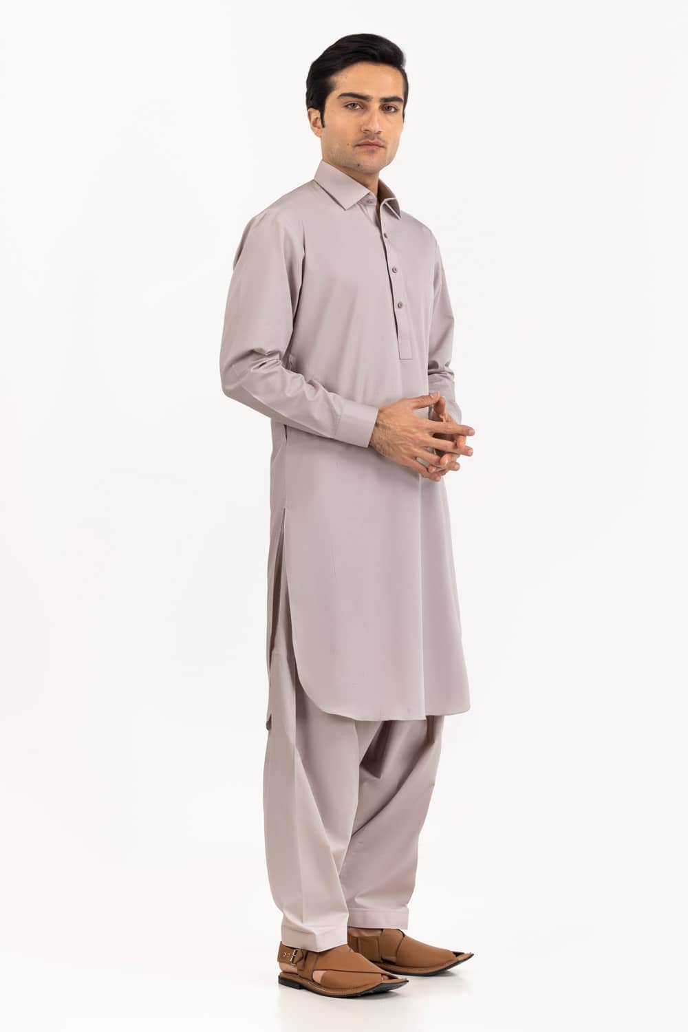 Titanium Latha Unstitched Fabric Cotton-LF-2