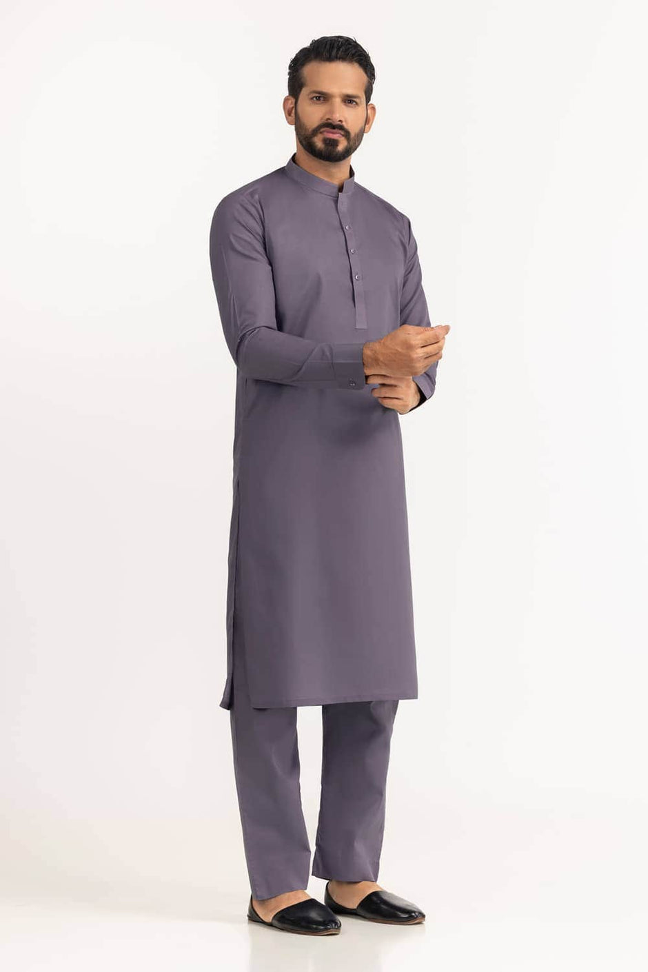 Titanium Latha Unstitched Fabric Cotton-LF-2