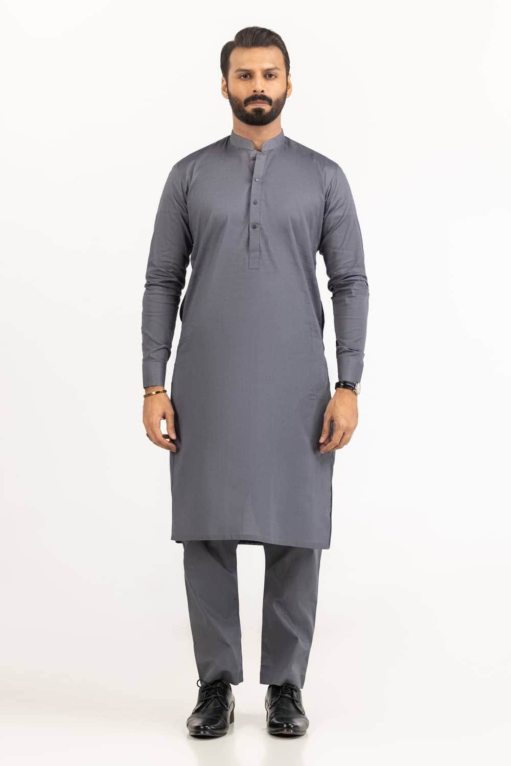Titanium Latha Unstitched Fabric Cotton-LF-2