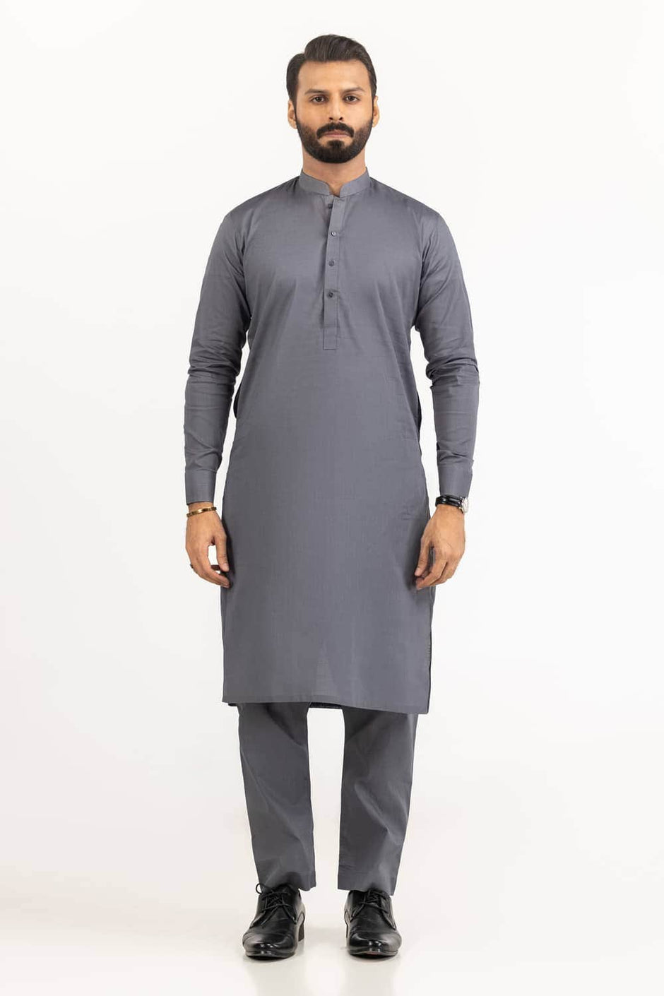 Titanium Latha Unstitched Fabric Cotton-LF-2