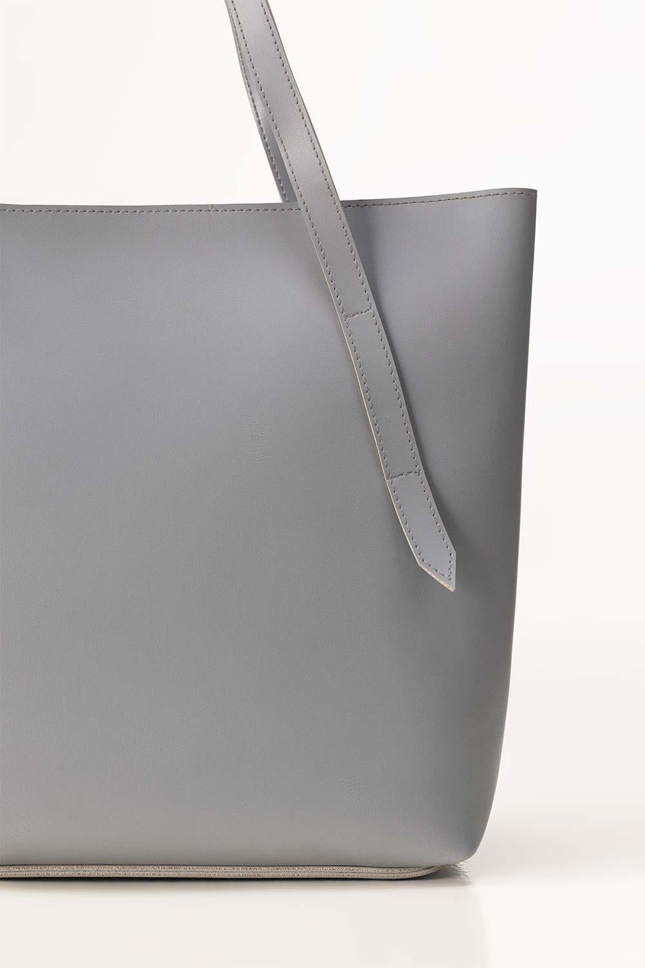 Grey Shoulder Handbag