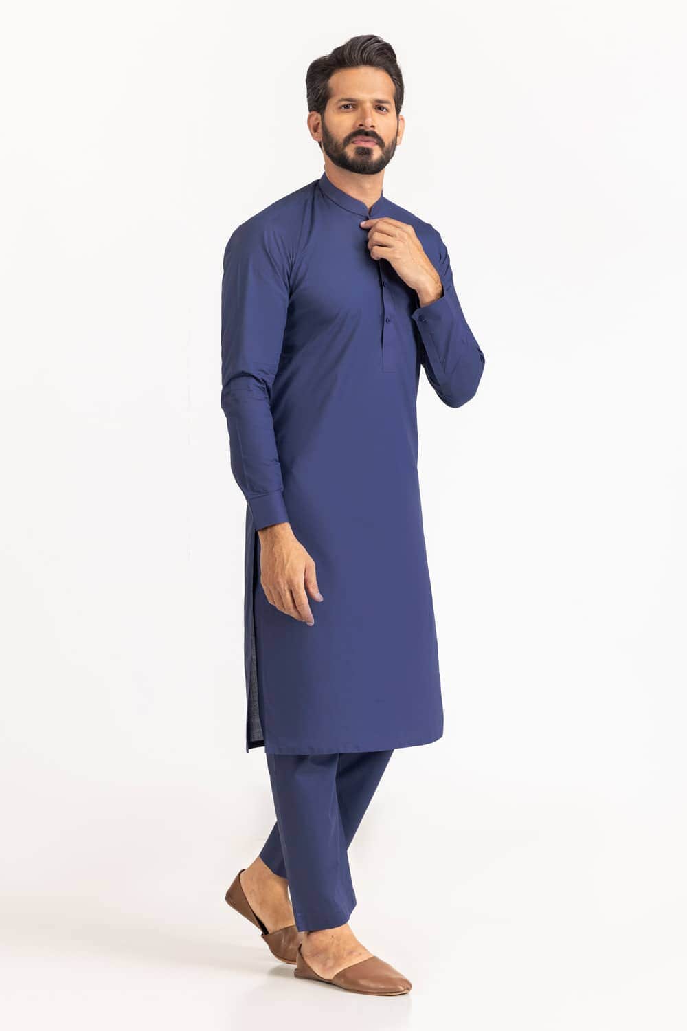Titanium Latha Unstitched Fabric Cotton-LF-2