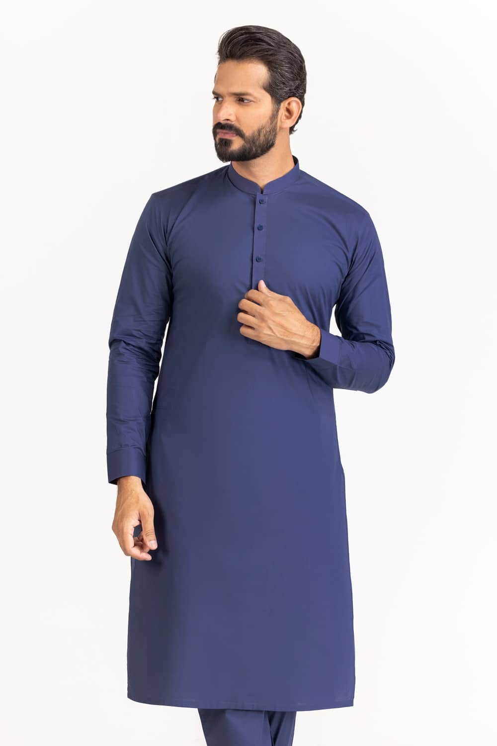 Titanium Latha Unstitched Fabric Cotton-LF-2