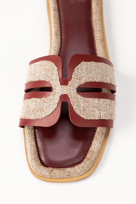 Maroon Slipper IWE-SLP24-014