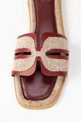 Maroon Slipper IWE-SLP24-014