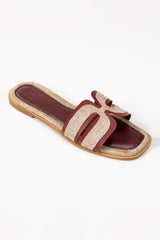 Maroon Slipper IWE-SLP24-014