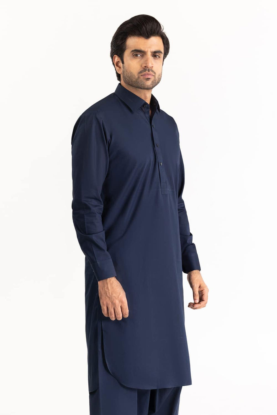 Titanium Latha Unstitched Fabric Cotton-LF