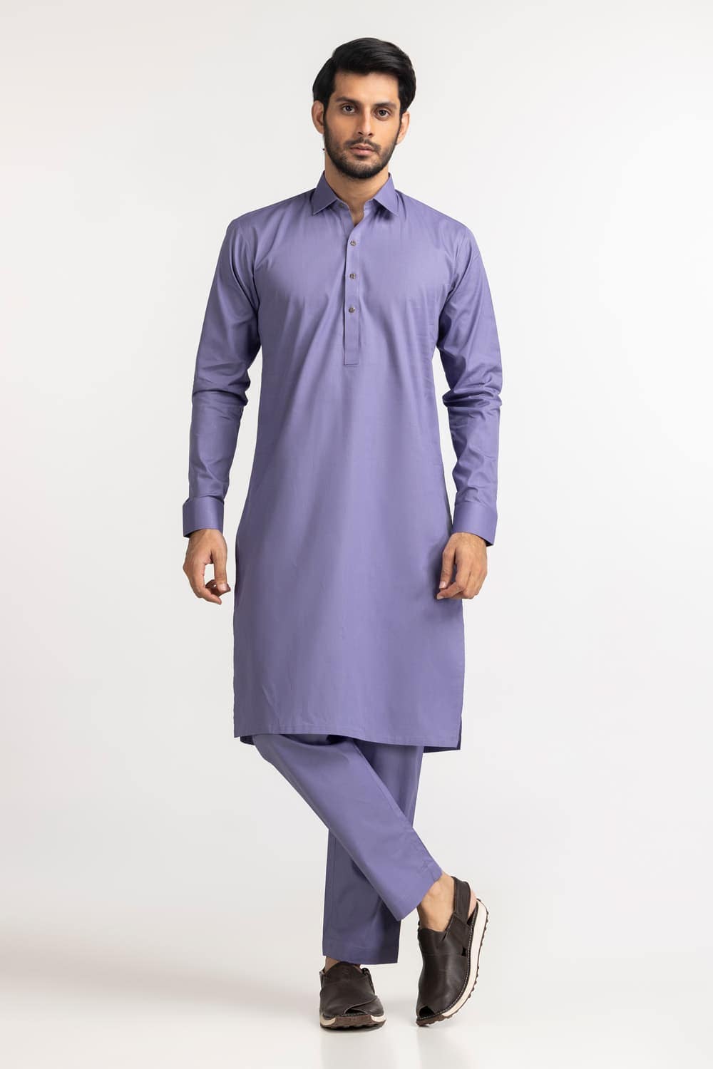 Titanium Latha Unstitched Fabric Cotton-LF