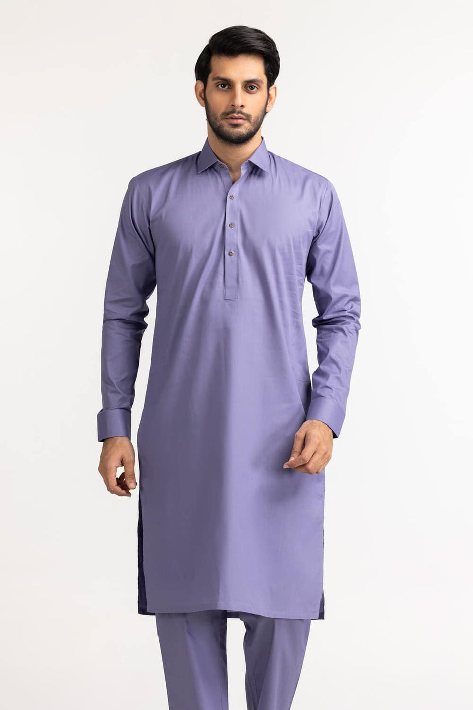 Titanium Latha Unstitched Fabric Cotton-LF
