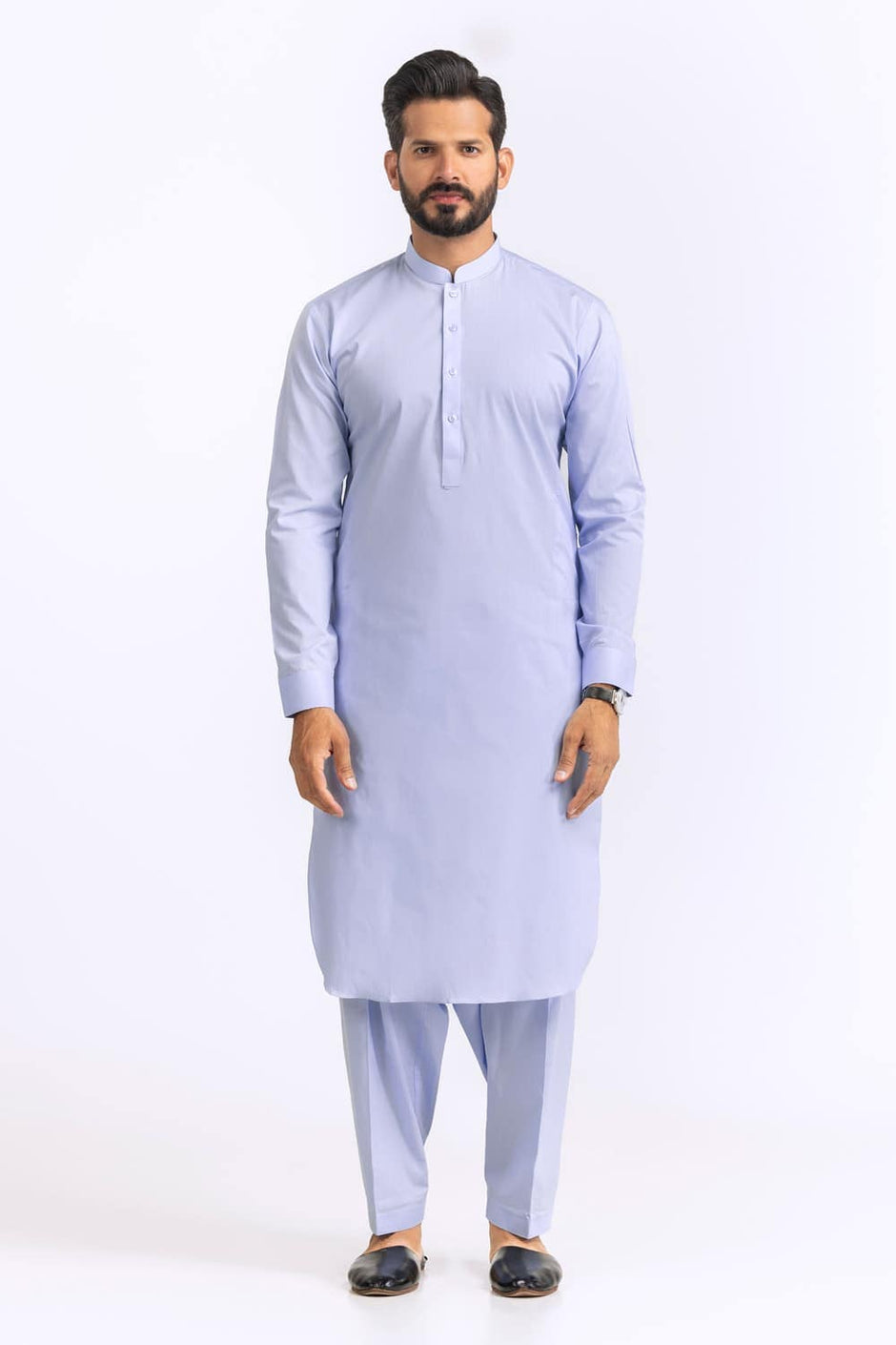 Titanium Latha Unstitched Fabric Cotton-LF