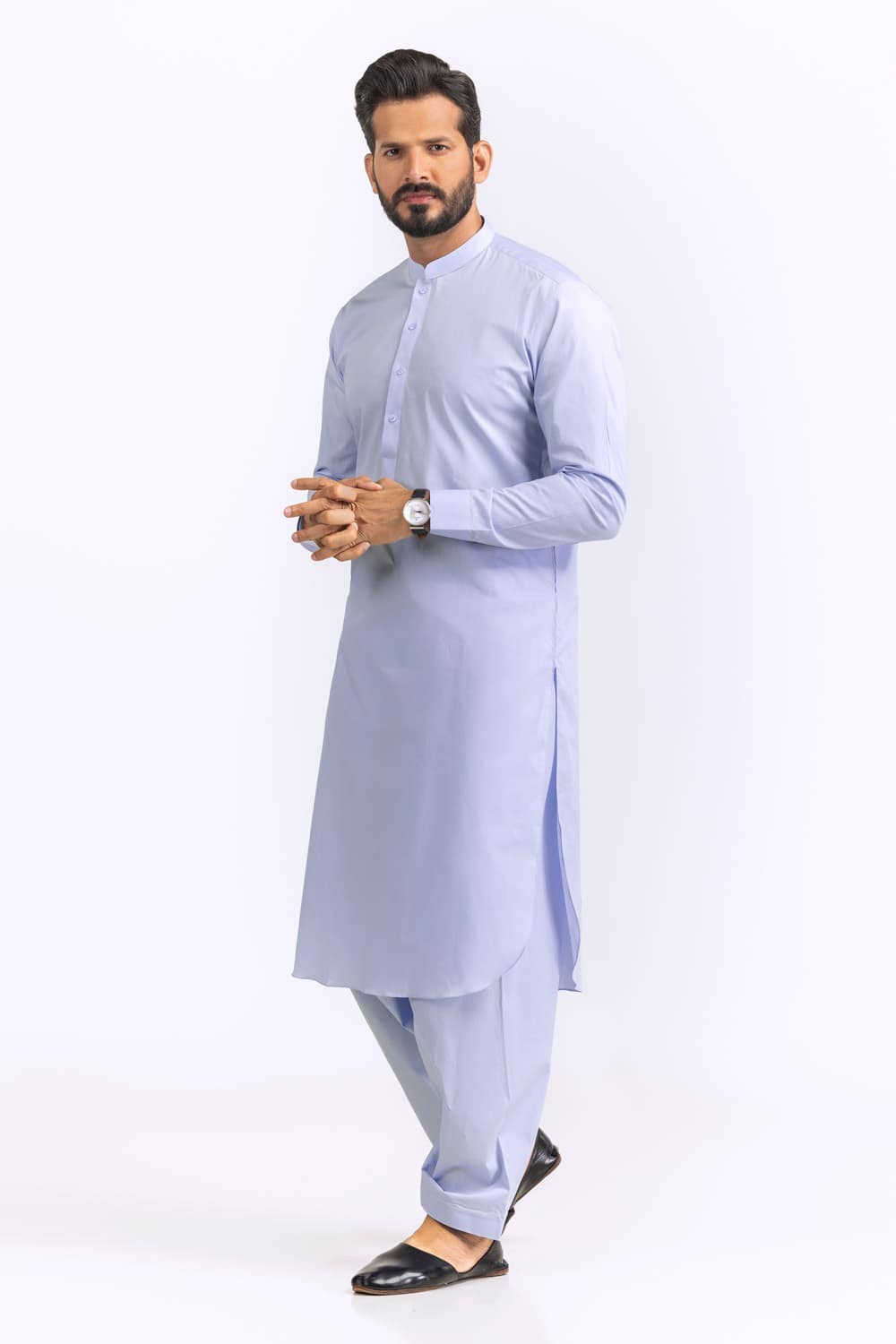 Titanium Latha Unstitched Fabric Cotton-LF