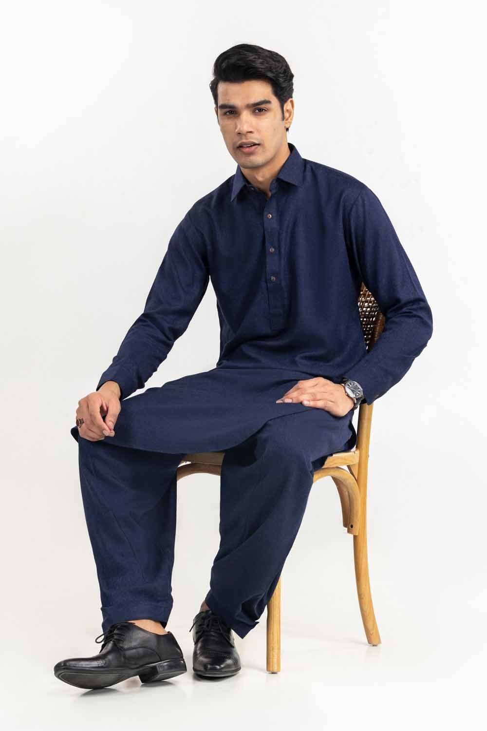 Eminent Unstitched Fabric Blended