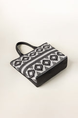 Black And White Handbag IWB-HDB24-018