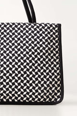 Black And White Shoulder Bag IWB-HDB24-019