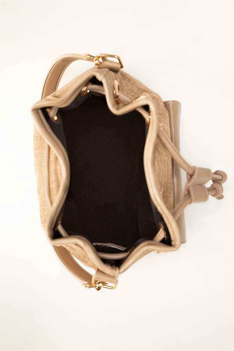 Beige Bucket Bag