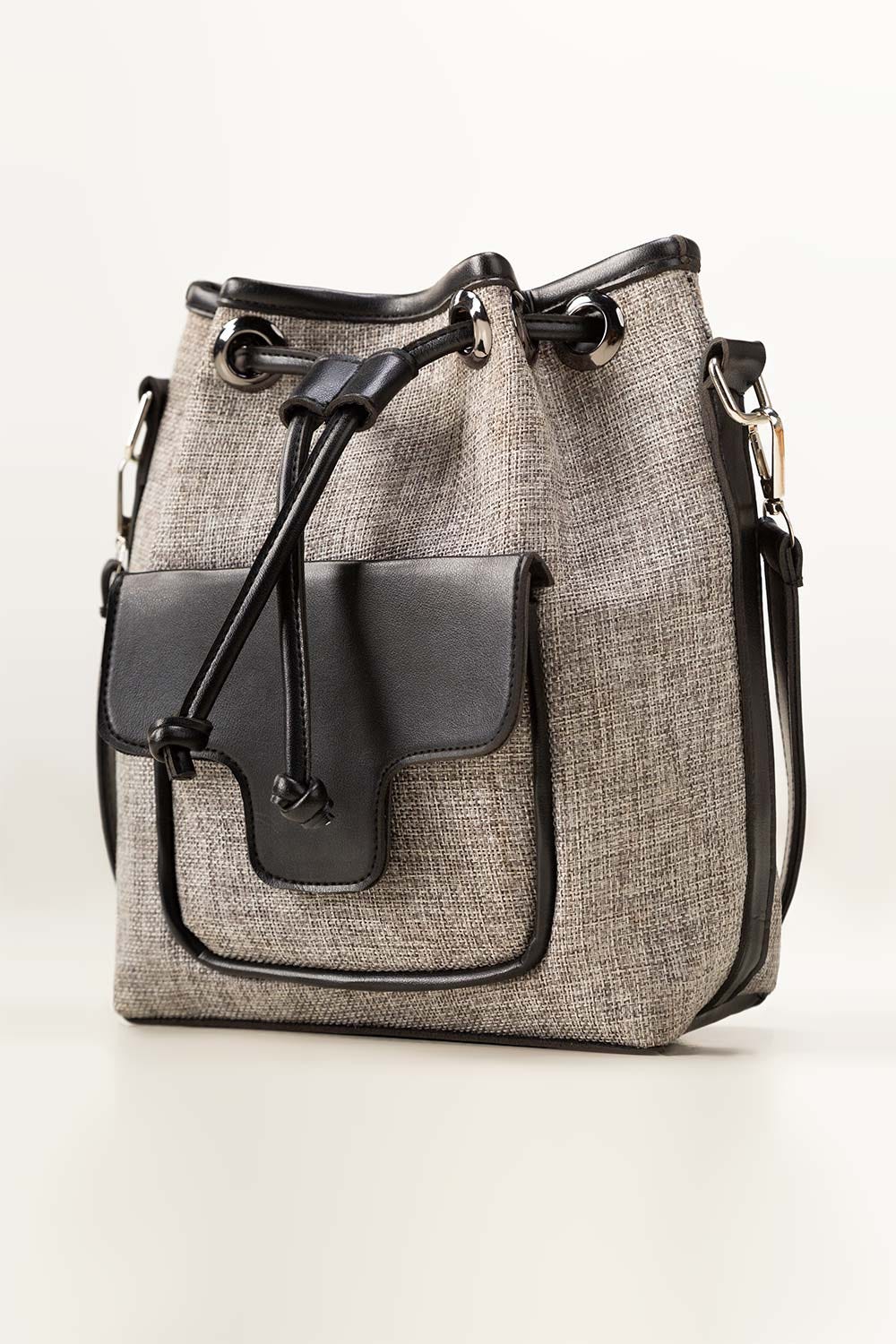 Grey Bucket Bag IWB-BKB24-009