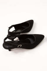 Women Black Court Shoes IWW-CRS24-003