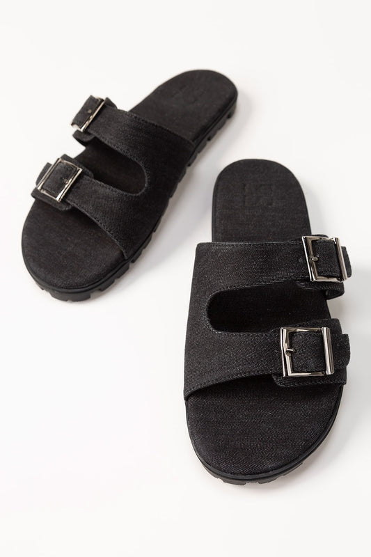 Black Comfy Slipper IWW-CFS24-004