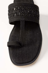 Black Comfy Slipper IWW-CFS24-006