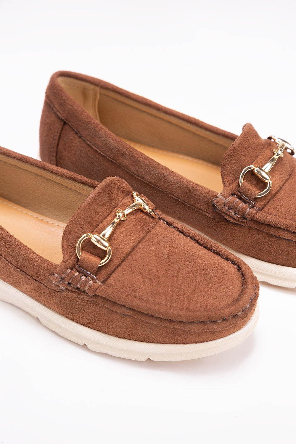 Women Brown Moccasin Shoes IWW-MCS24-003