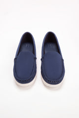 Women Blue Moccasin Shoes IWW-MCS24-005