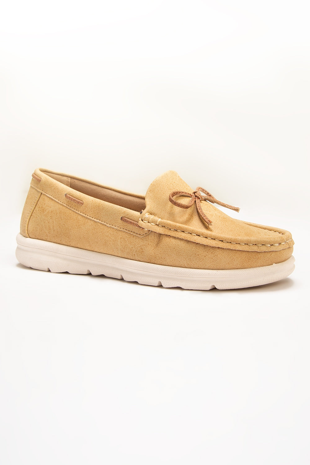 Women Mustard Moccasin Shoes IWW-MCS24-006