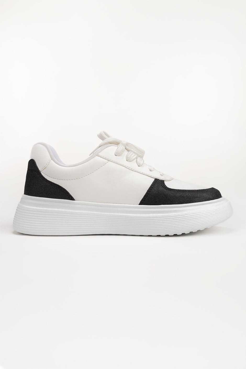 Women Black White Jogger