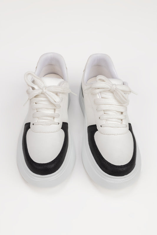 Women Black White Jogger IWW-JGR24-001