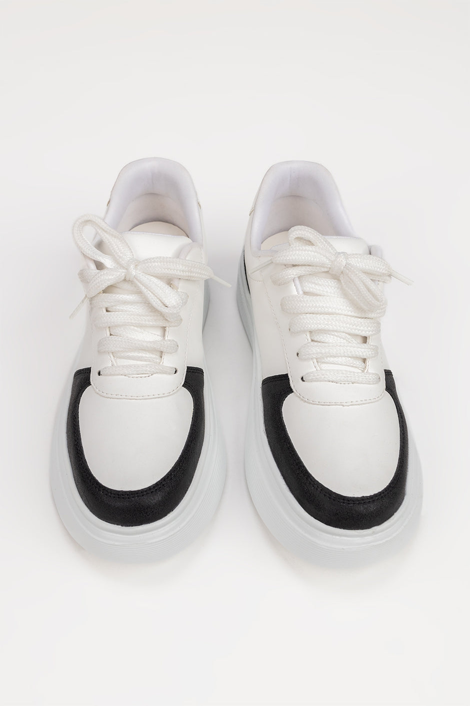 Women Black White Jogger