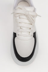 Women Black White Jogger IWW-JGR24-001