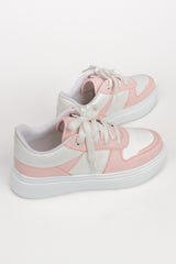 Women Pink White Jogger IWW-JGR24-002