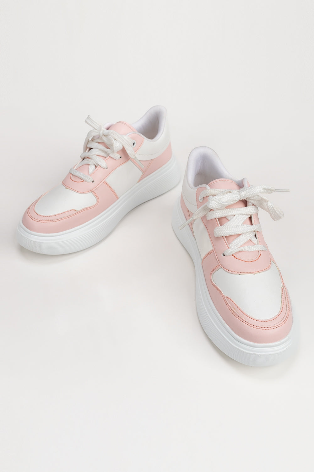 Women Pink White Jogger IWW-JGR24-002