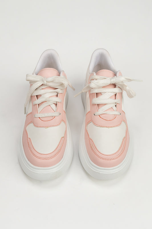 Women Pink White Jogger IWW-JGR24-002